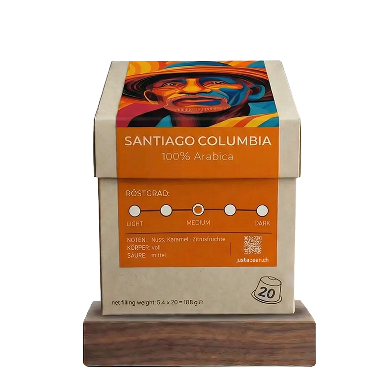 Santiago Columbian Bio (20 Holzkapseln)